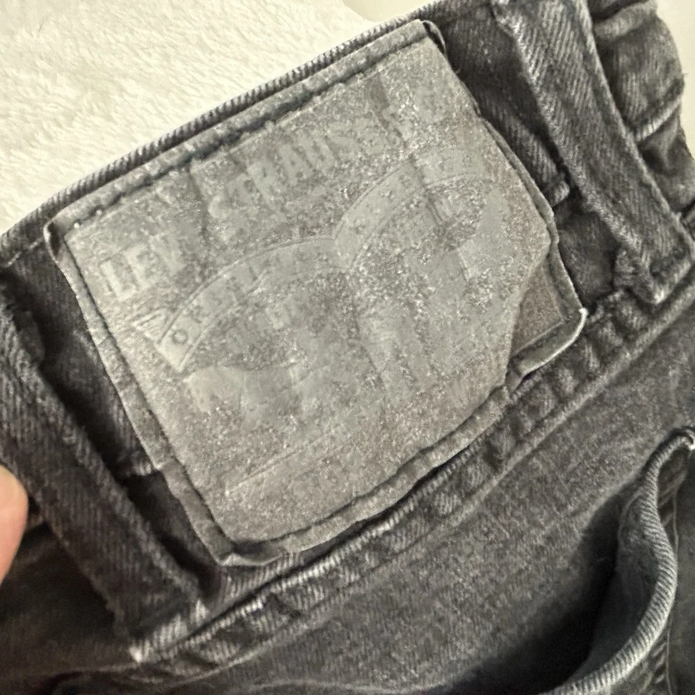 Levi's 502 Denim Black Jeans 38X30‎ Mens